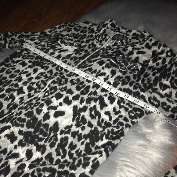 Berek Jeweled Leopard Print Jacket - Picture 3 of 4